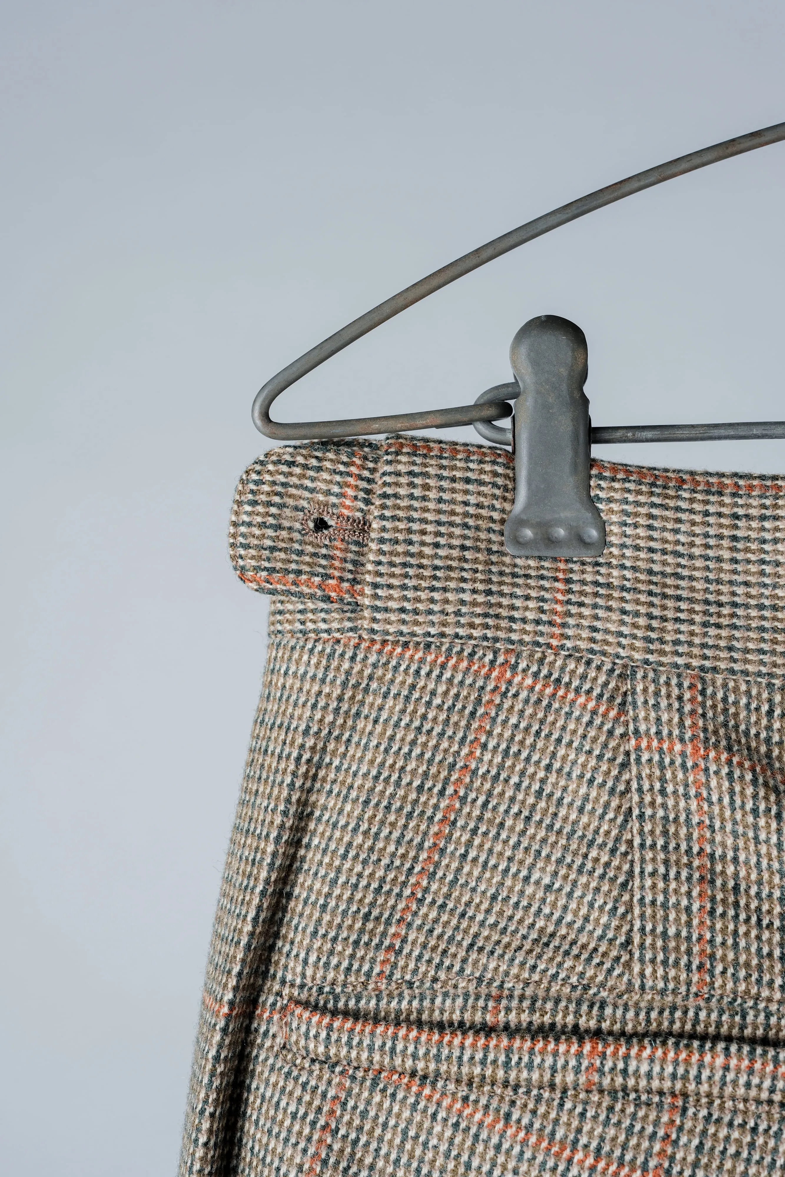 [~ 70's] pantalon à plaid en laine vintage britannique