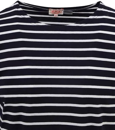 Armor-Lux T-Shirt Hoëdic Rayures Marine 53842-600 commander