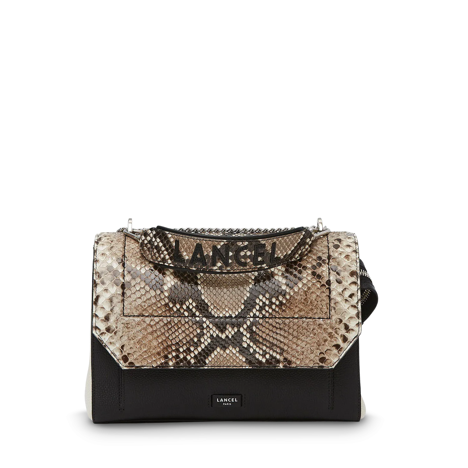 Bag with flap with handle