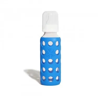 Biberon 260 ml bleu Life Factory liste de naissance Guénard Mongélas