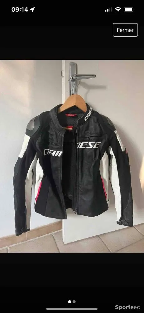 Blouson Dainese cuir d'occasion Ajouté le : 15/07/2023