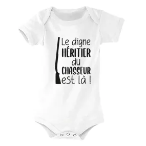 Body Bébé Chasseur – Le digne Héritier