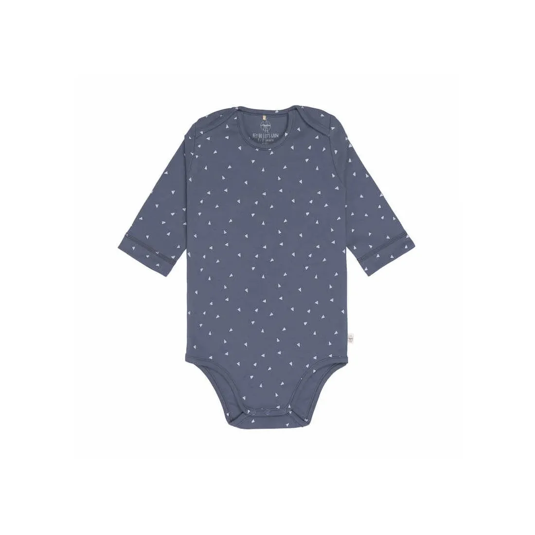 Body Manches Longues Triangle Bleu Lässig
