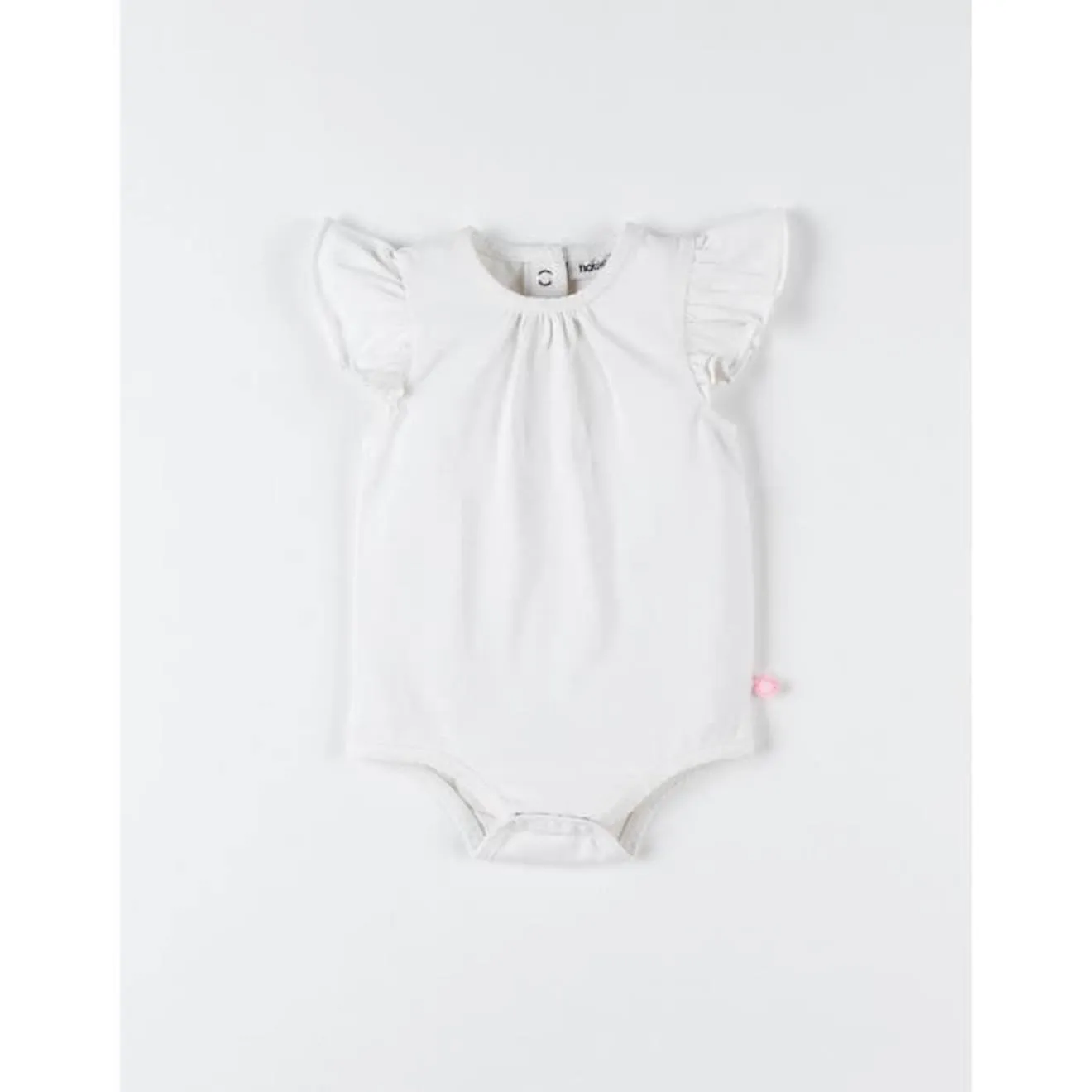 Body tiddy manches volants blanc - Noukies