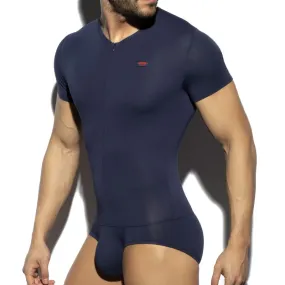 Bodysuit Cotton - marine - ES collection : vente body et combinaiso...