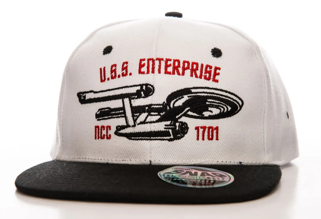 Casquette Star Trek USS Enterprise (visière plate)