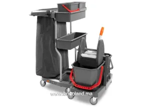 Chariot de ménage en plastique sans sac K-BHM 300 - Comet