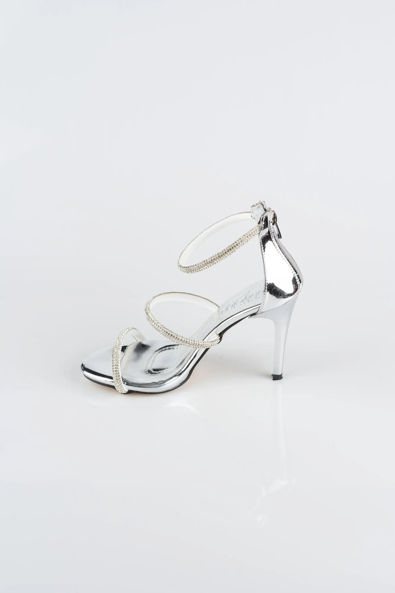 Chaussure de soirée Avec Mirroir Argent ABA8001