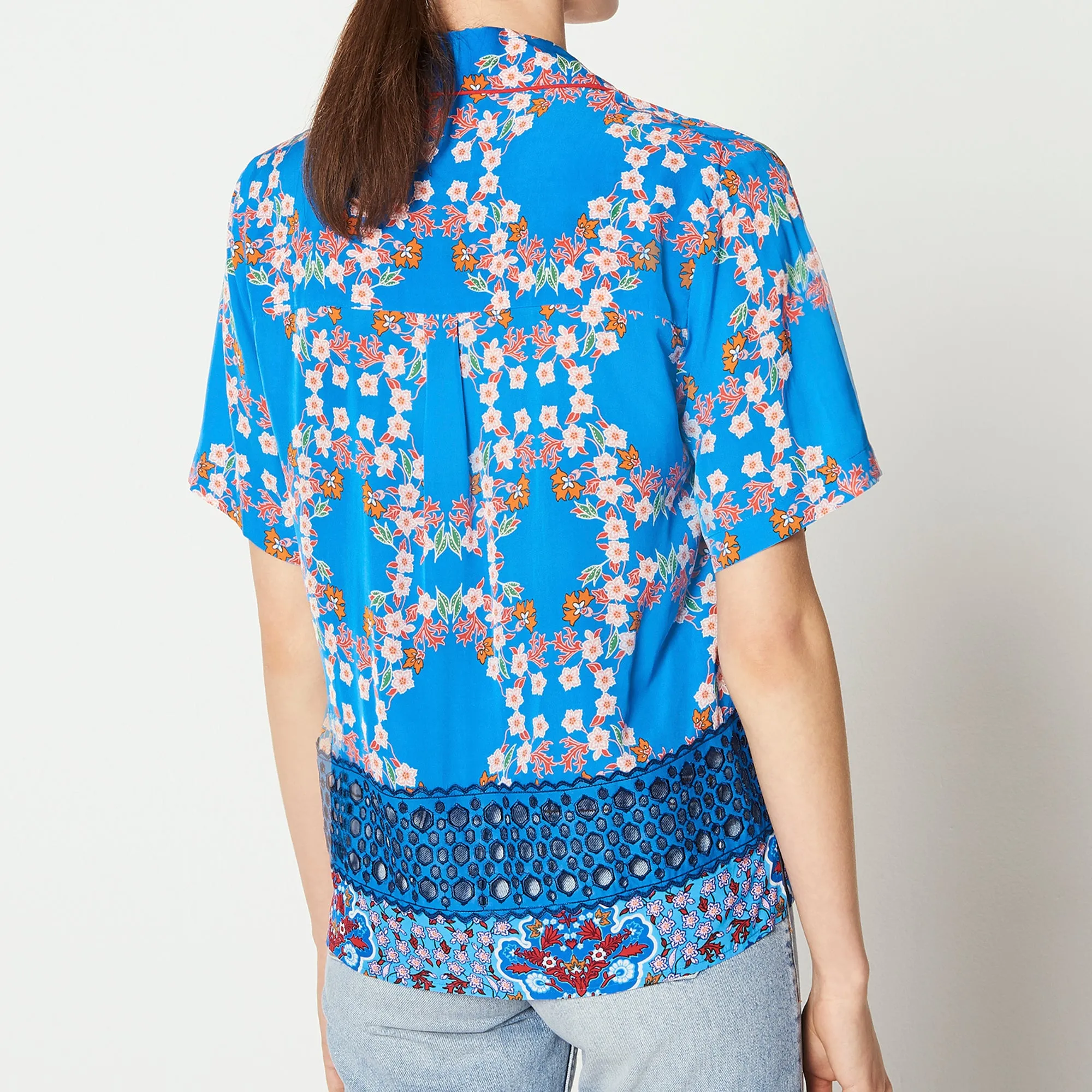 Chemise imprimée manches courtes