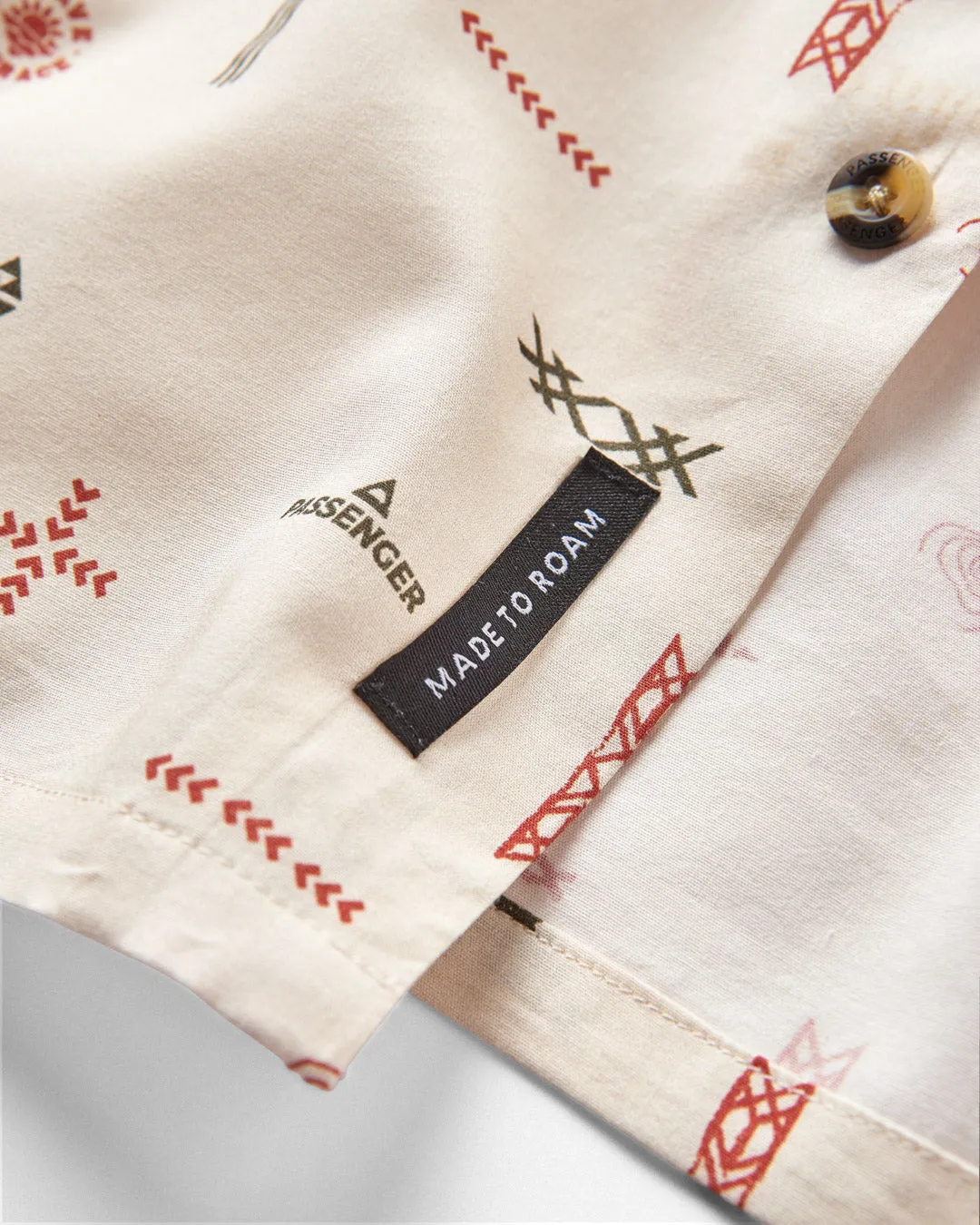 Chemise à Manches Courtes en Coton Bio Cove - Birch Made To Roam