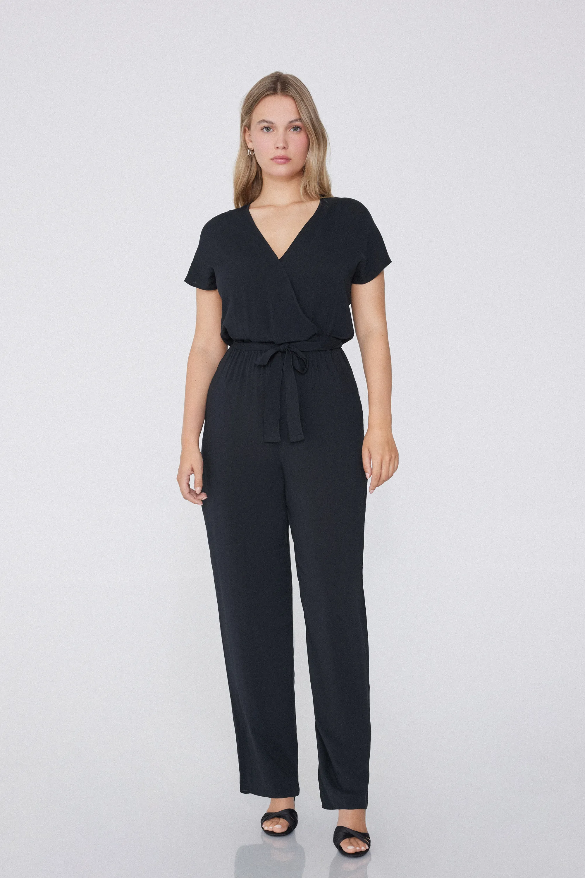 Combinaison Manches Courtes Toile de Viscose - Tezenis
