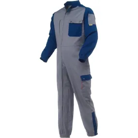 COMBINAISON TEC-CONTROL Gris Bleu et Rouge