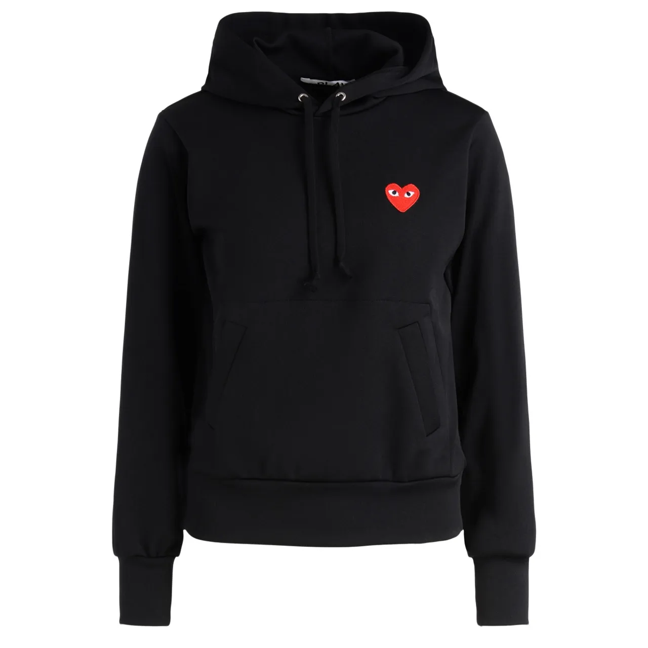 Comme Des Garçons Play Sweatshirt noir rouge cœur