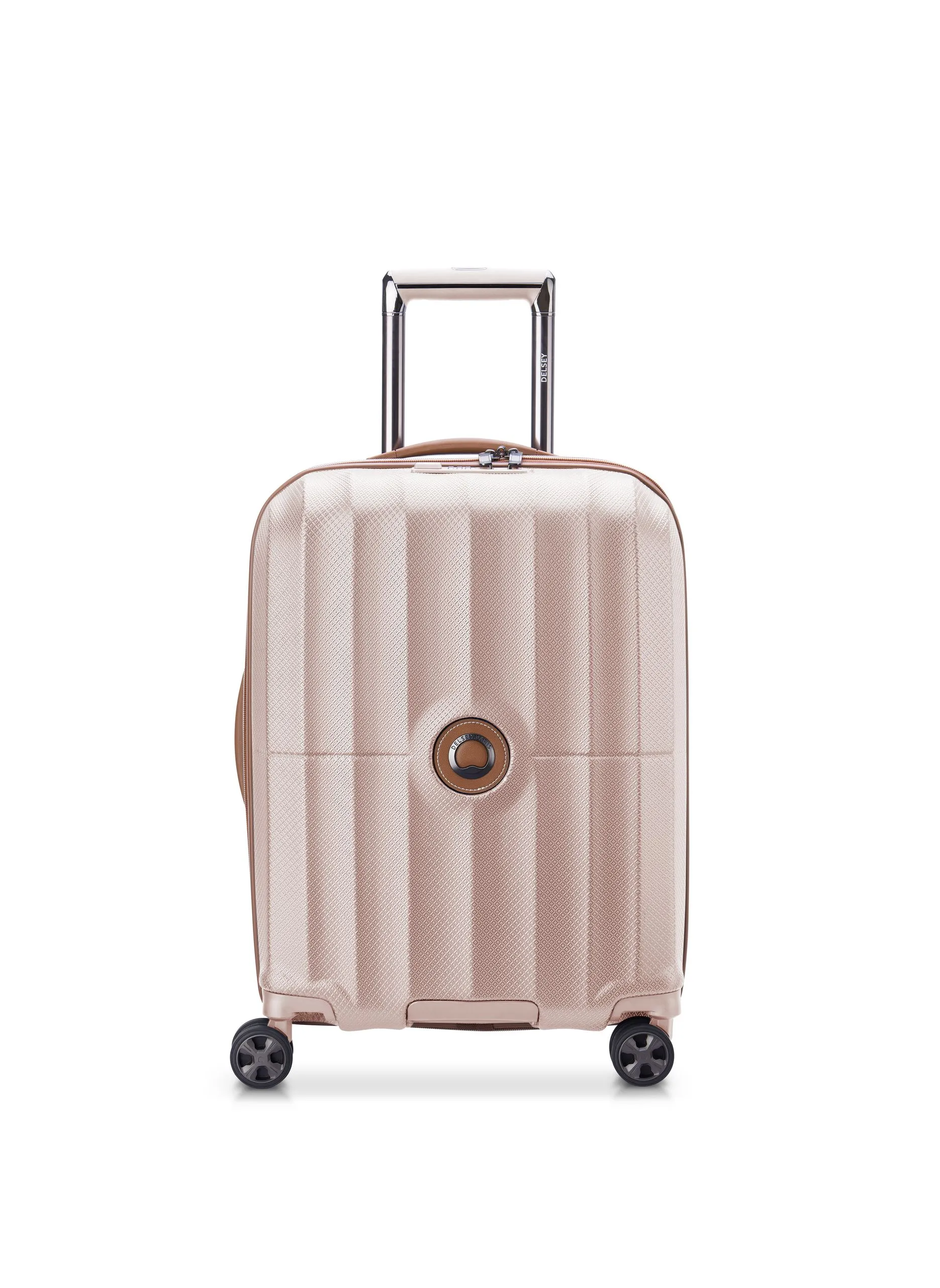 DELSEY PARIS  Valise cabine rigide taille s - st tropez - Rose