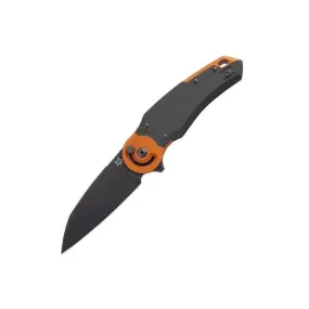 Fox Couteau Metamorphosis Aluminium Noir/orange Pvd