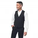 Gilet de service homme noir - KARIBAN