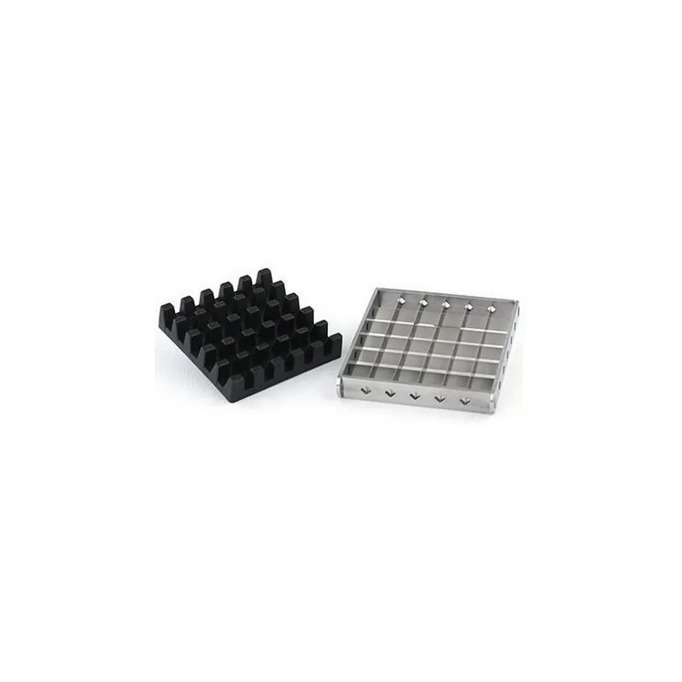 Grille coupe frites en inox de 10 mm + poussoir pour N3023