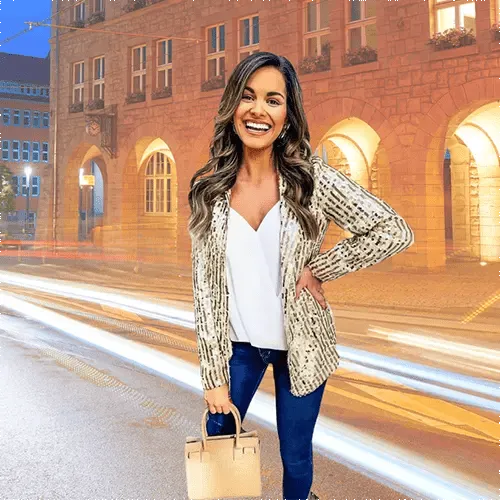 Isis | Blazer de Soirée à Paillettes pour Femme