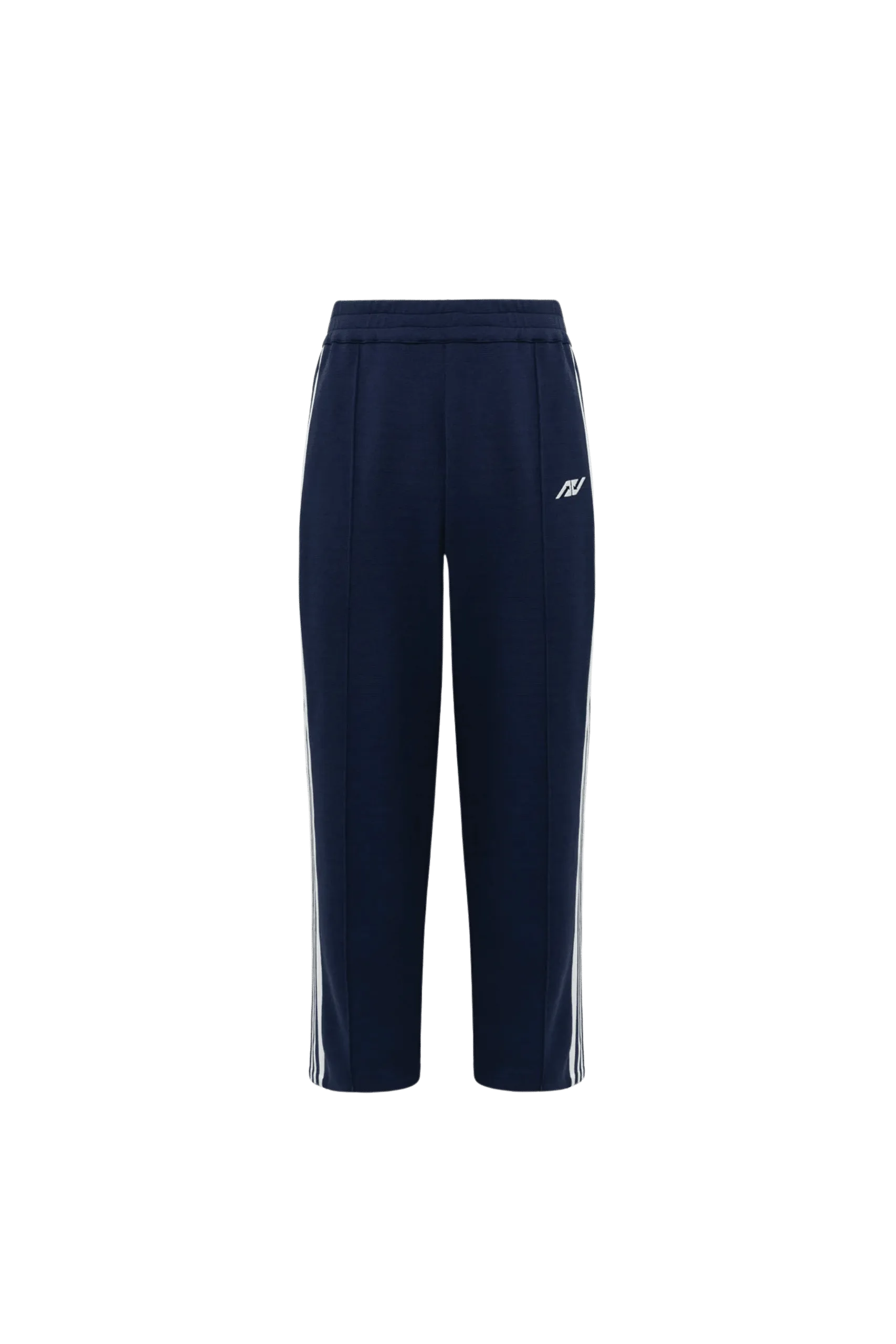 Jogging Bleu Bandes Blanches