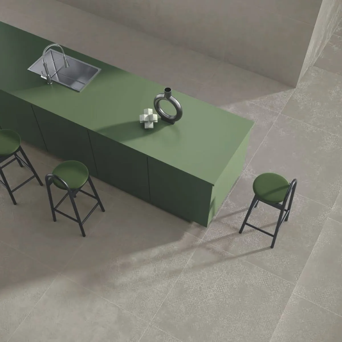 Leonardo Morgana Grey 120x120 cm MRGN 120G RM | Carrelage imitation béton 