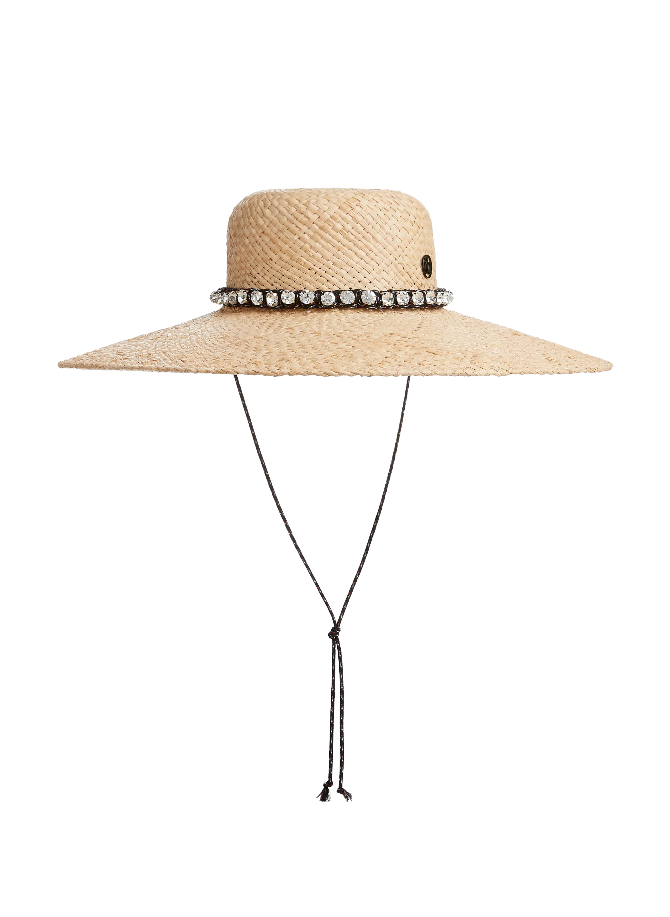 MAISON MICHEL  Capeline Bianca en paille - Beige