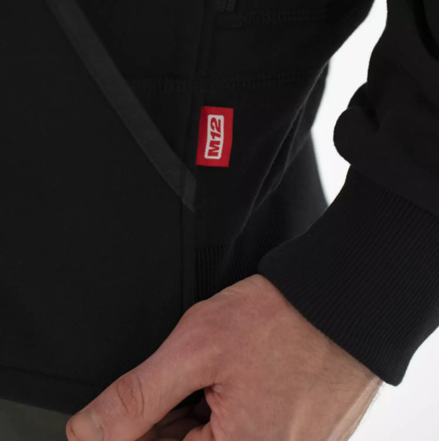 Milwaukee M12 HHBL4-0 (L) Sweat à capuche chauffant noir