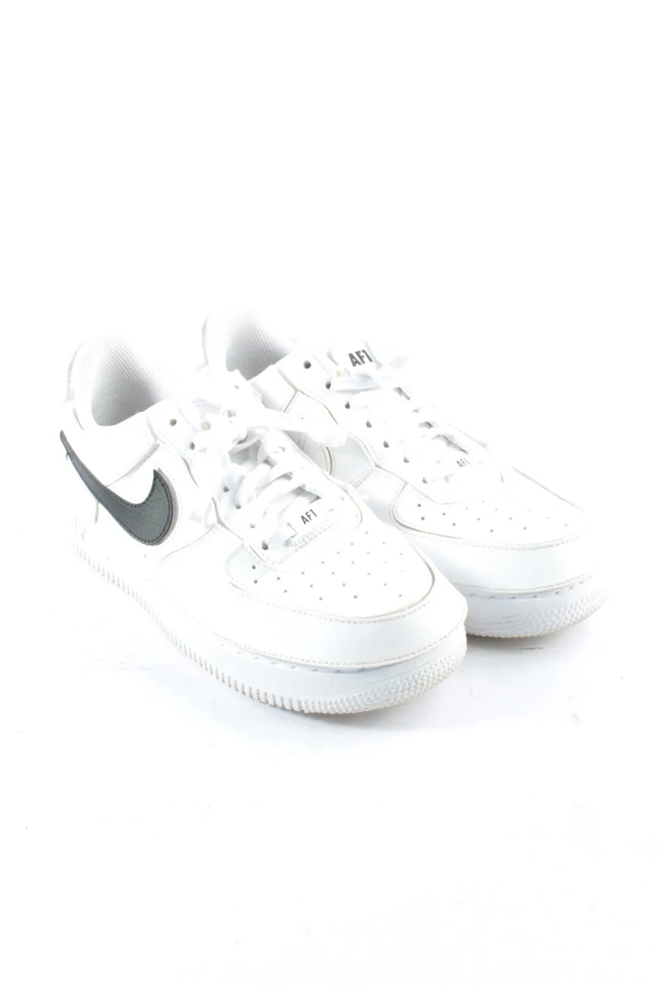 Nike Air Basket à lacet blanc-noir style décontracté