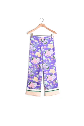 Pantalon large imprimé