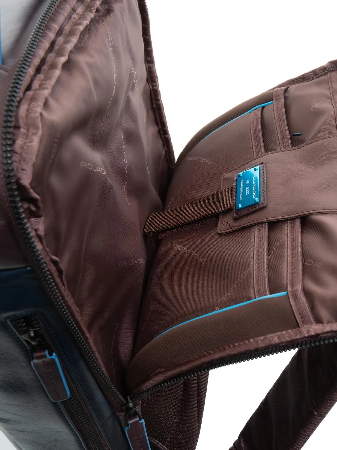 Piquadro B2 Revamp Sac À Dos En Cuir Pour Pc 15'' Bleu Violet - Achetez À Prix Outlet!