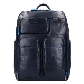 Piquadro Blue Square Revamp sac à dos RFID cuir 42 cm compartiment pour ordinateur portable