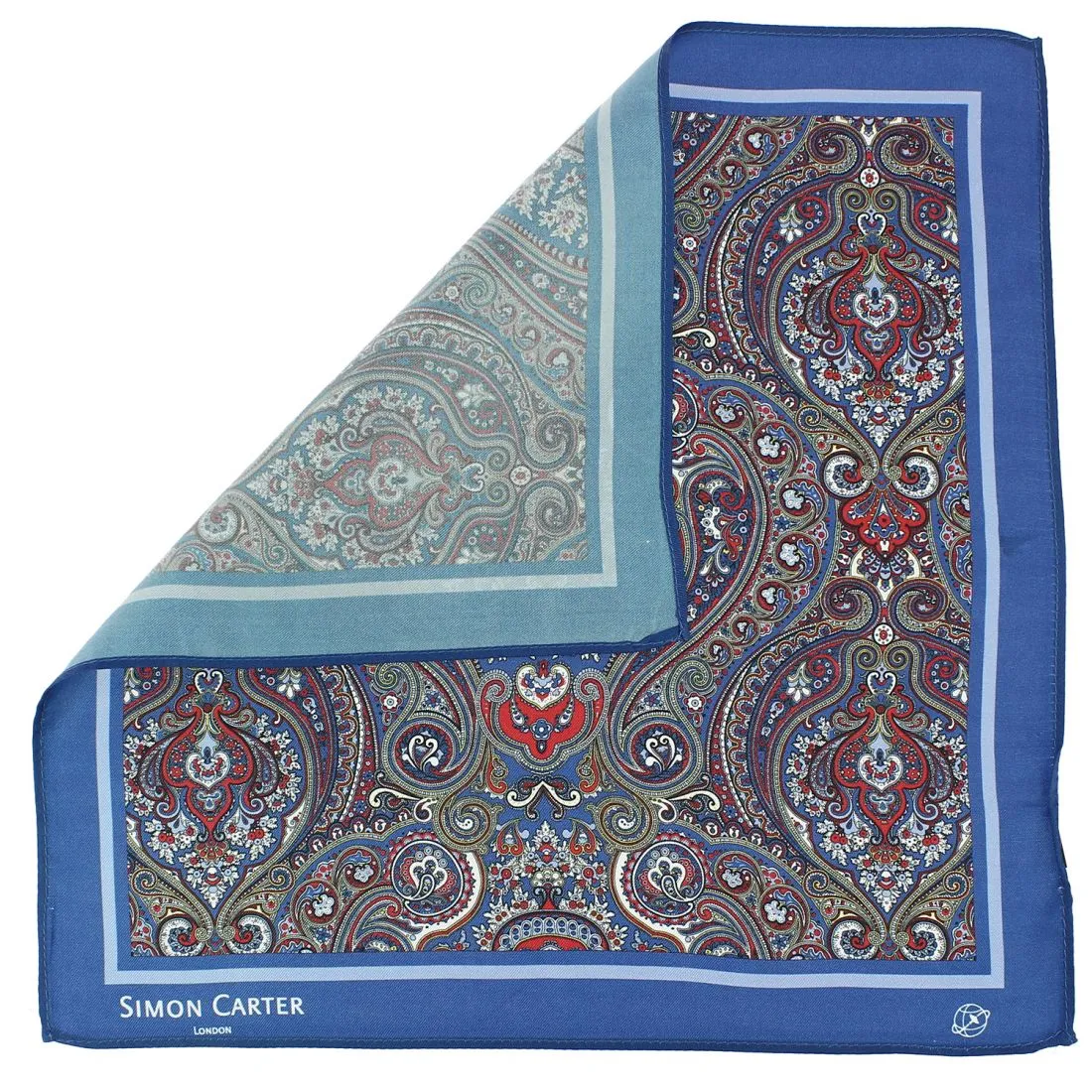 Pochette Simon Carter, Paisley marine