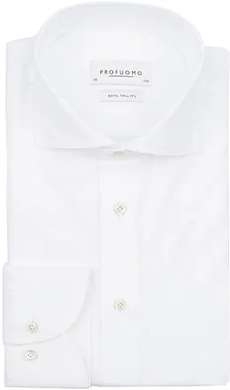 Profuomo Chemise Hadleighs Royal Twill No6 Blanc PP2HC0006 c
