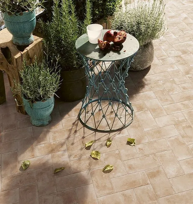 Ragno Epoca Rosa Outdoor 15x30 cm R55F | Carrelage d’extérieur imitation terre Cuite