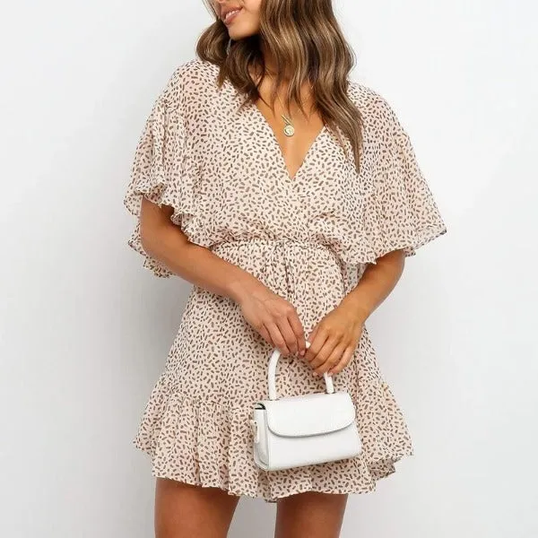 Robe Crêpe Fleurie