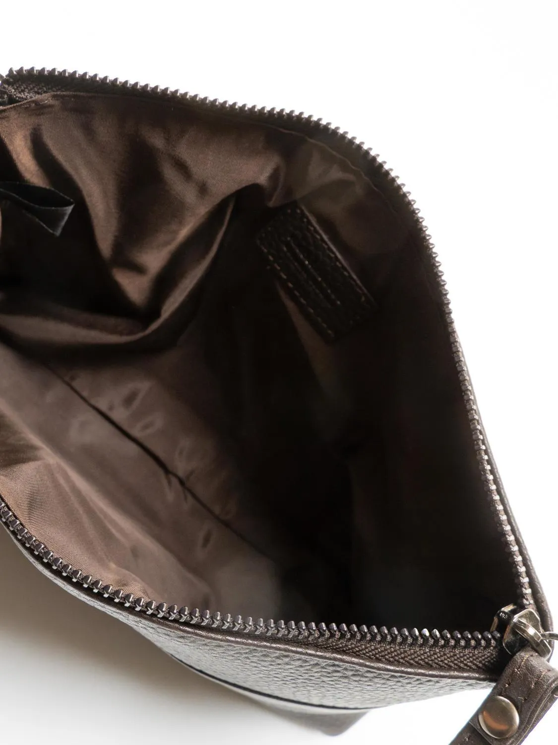 Roccobarocco John Pochette En Cuir Brun - Achetez À Prix Outlet!