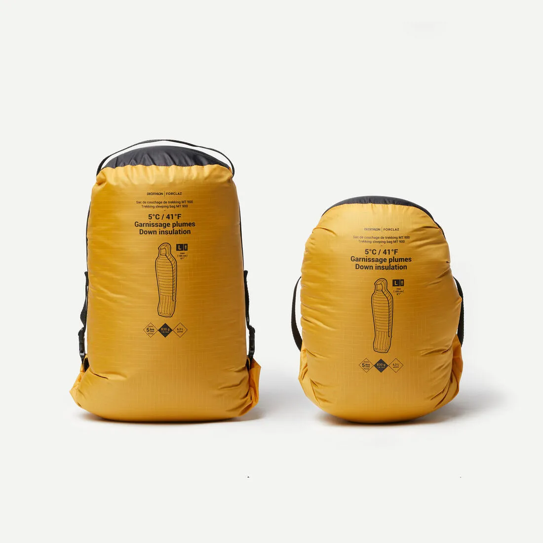 Sac de couchage de trekking - mt900 5°c - duvet