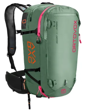 Sac à Dos de Ski Ortovox Ascent 38 S Avabag green Isar (Préparation d'Airbag)