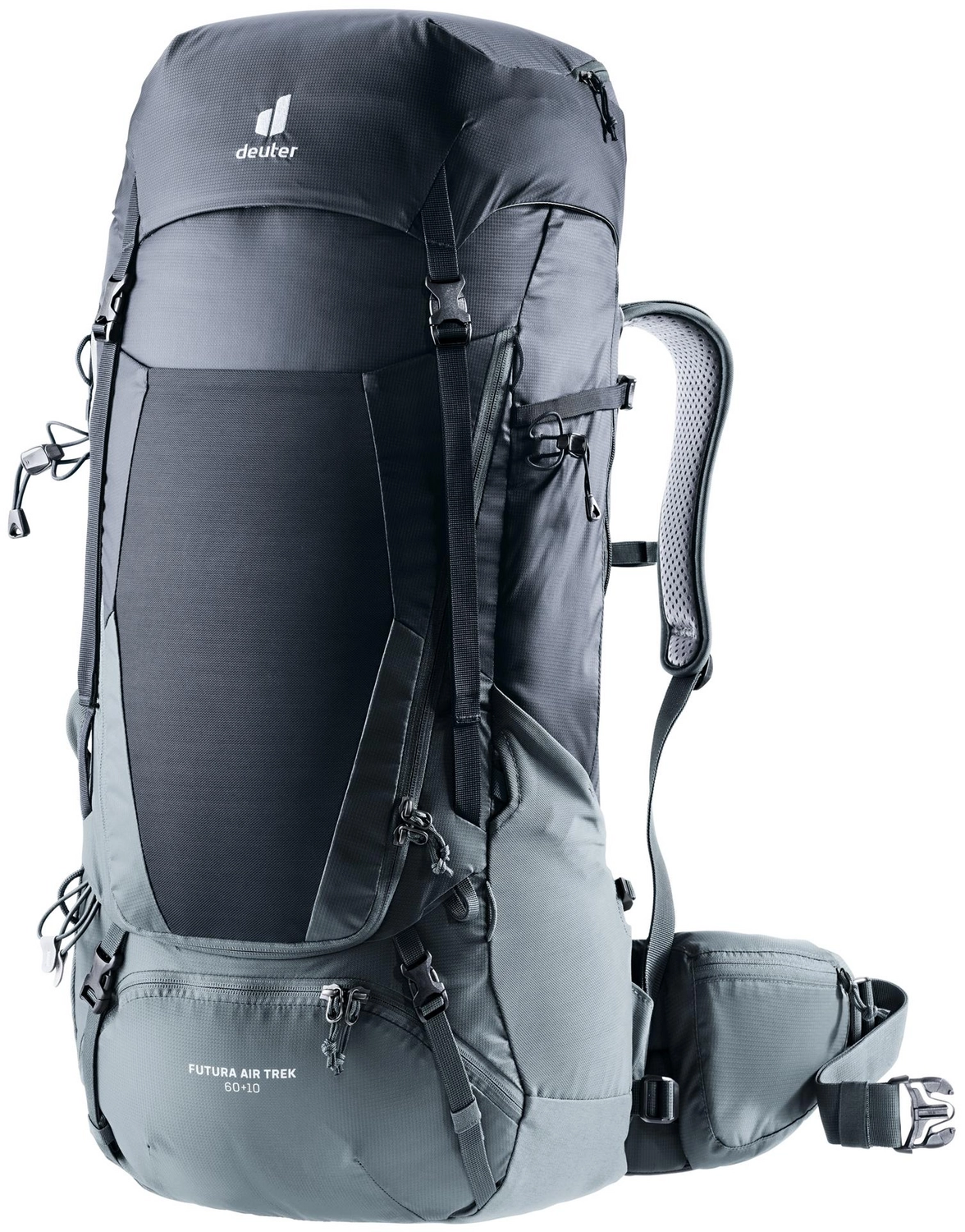 Sac à Dos deuter Homme Futura Air Trek 60 + 10 Black Graphite
