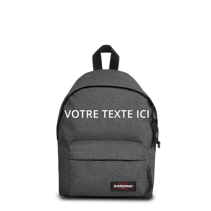 Sac à dos Eastpak Padded Pak'R Personnalisé 24 Litres Black Denim - Noir chiné | Rayon d'or
