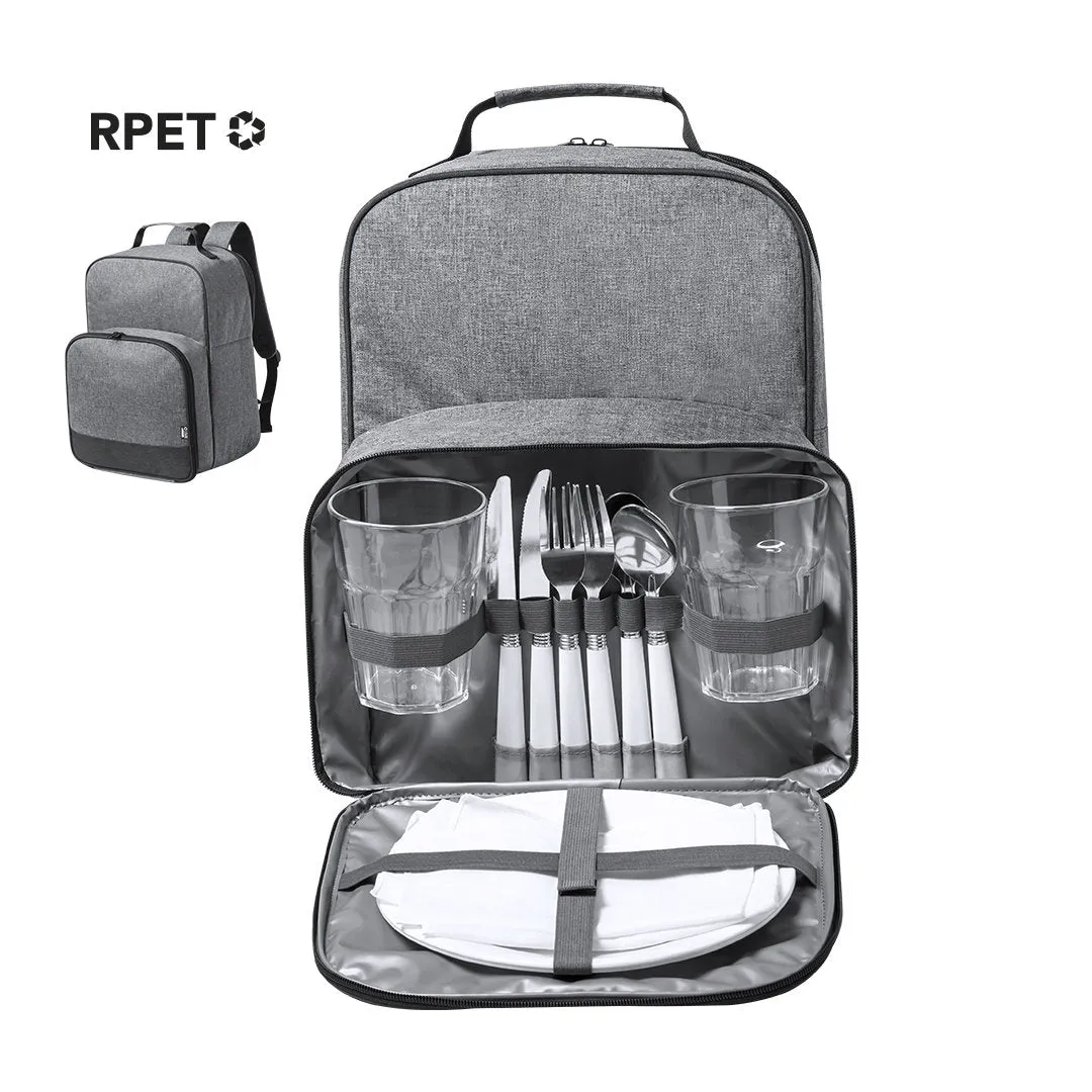 Sac à dos glacière pour pique nique fabriqué en polyester 600d rpet et peva durable KAZOR