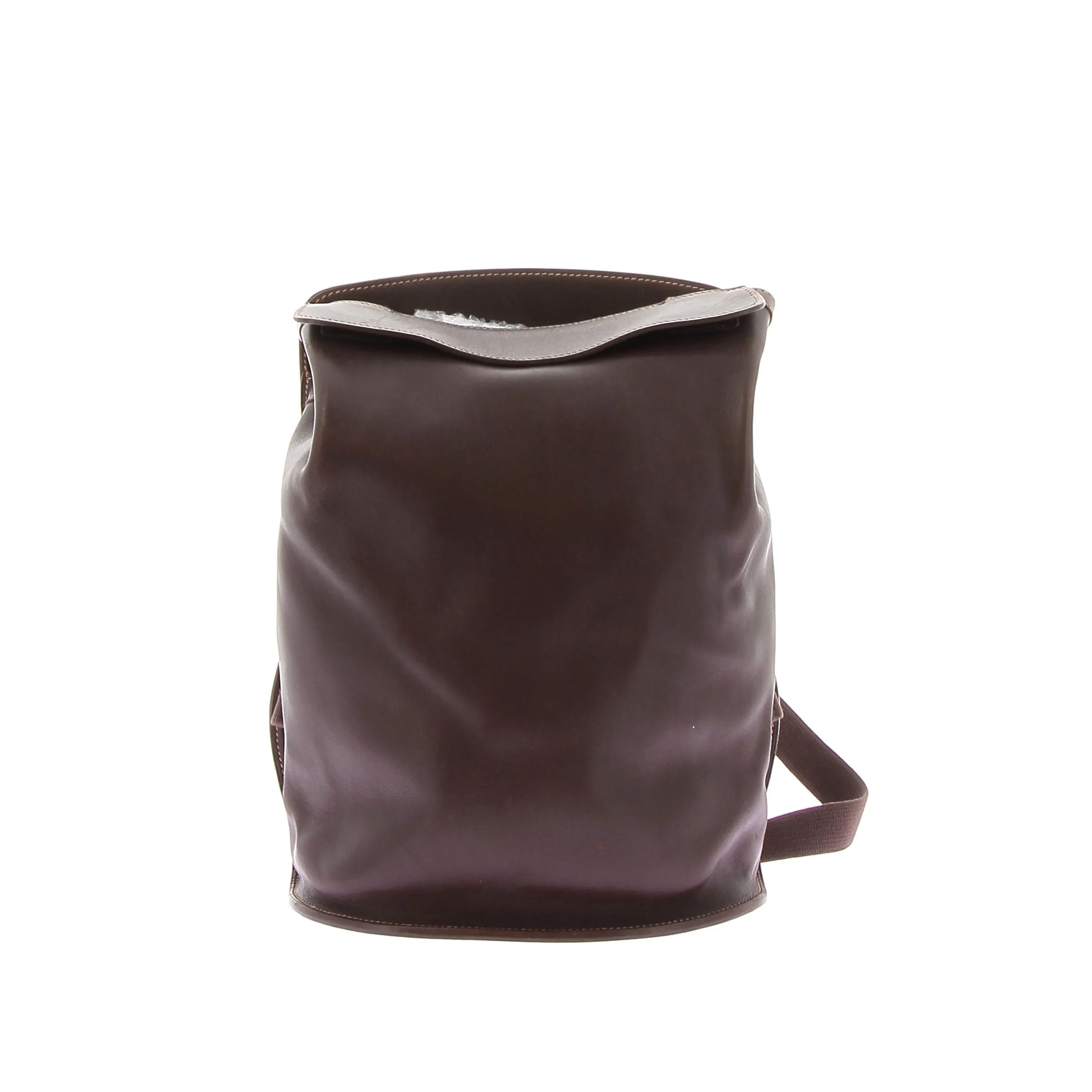 Sac à dos Sherpa en cuir marron