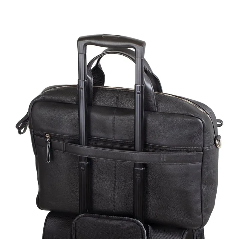 Sacoche en cuir pour ordinateur portable 15 pouces