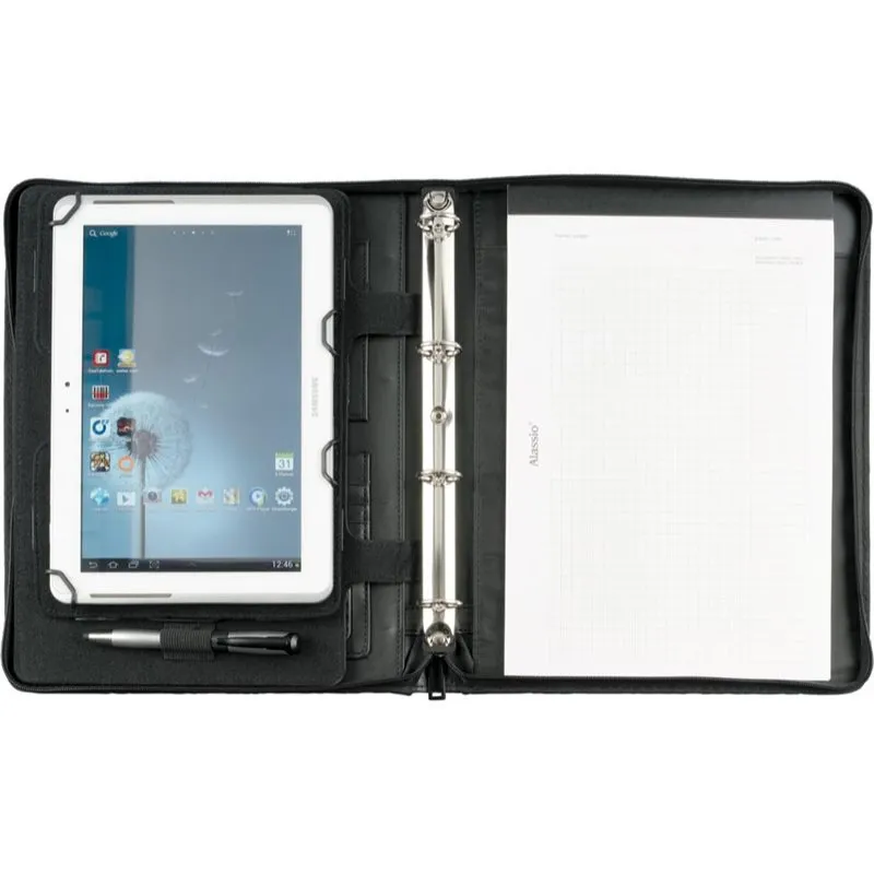 Serviette de commercial A4 avec espace tablette - simili cuir
