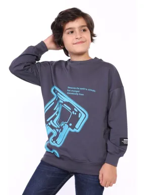 Smoke Color - Boys` Sweatshirt