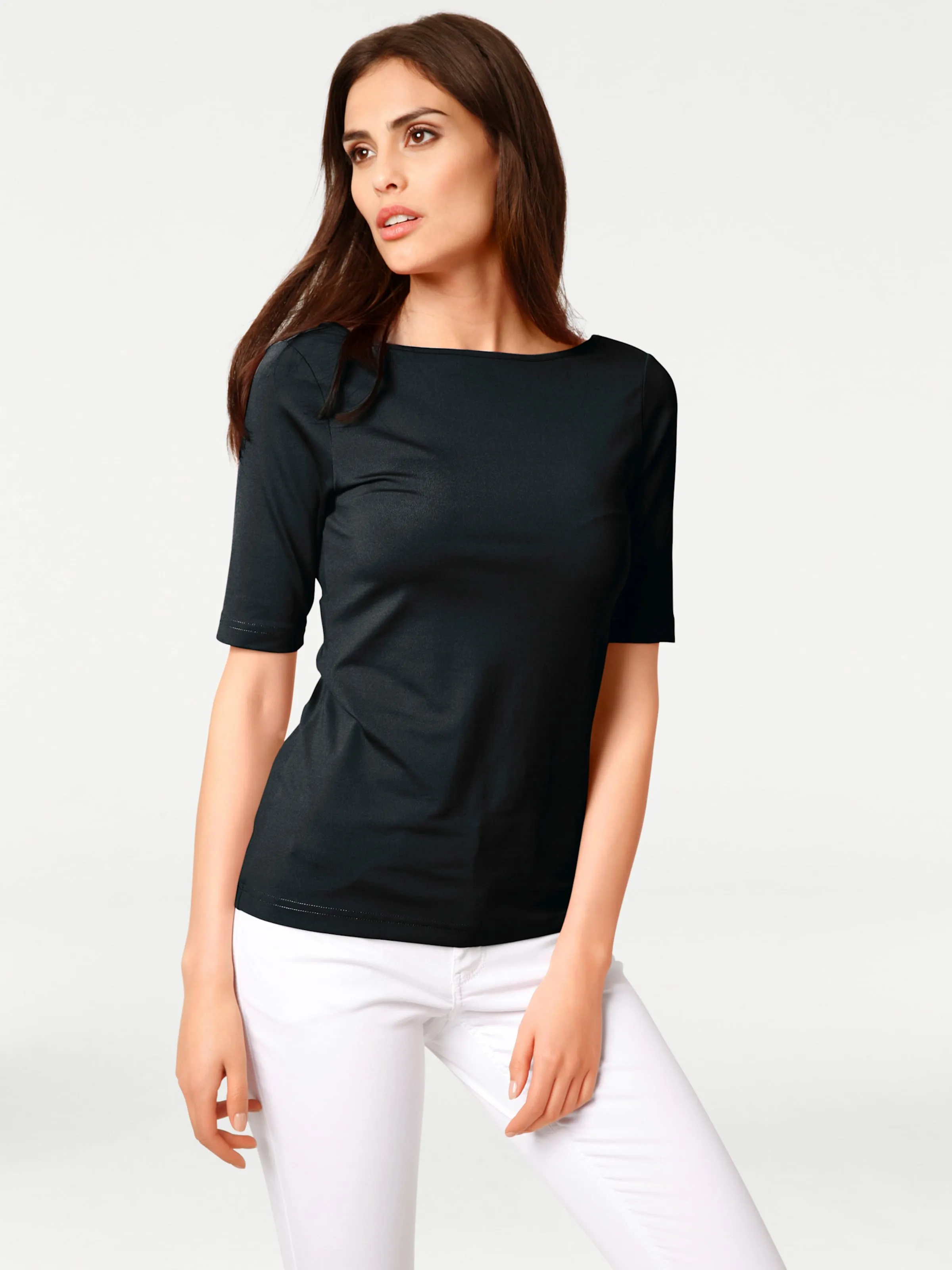 T-shirt encolure en U