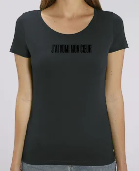 T-shirt Femme J'ai vomi mon coeur par tunetoo