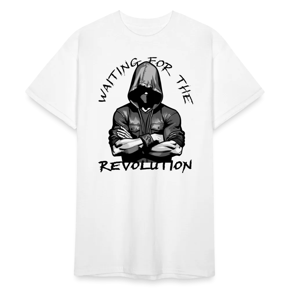 T-shirt Gildan épais homme Waiting for the revolution
