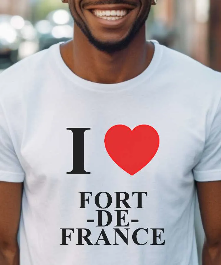 T-Shirt I love Fort-de-France