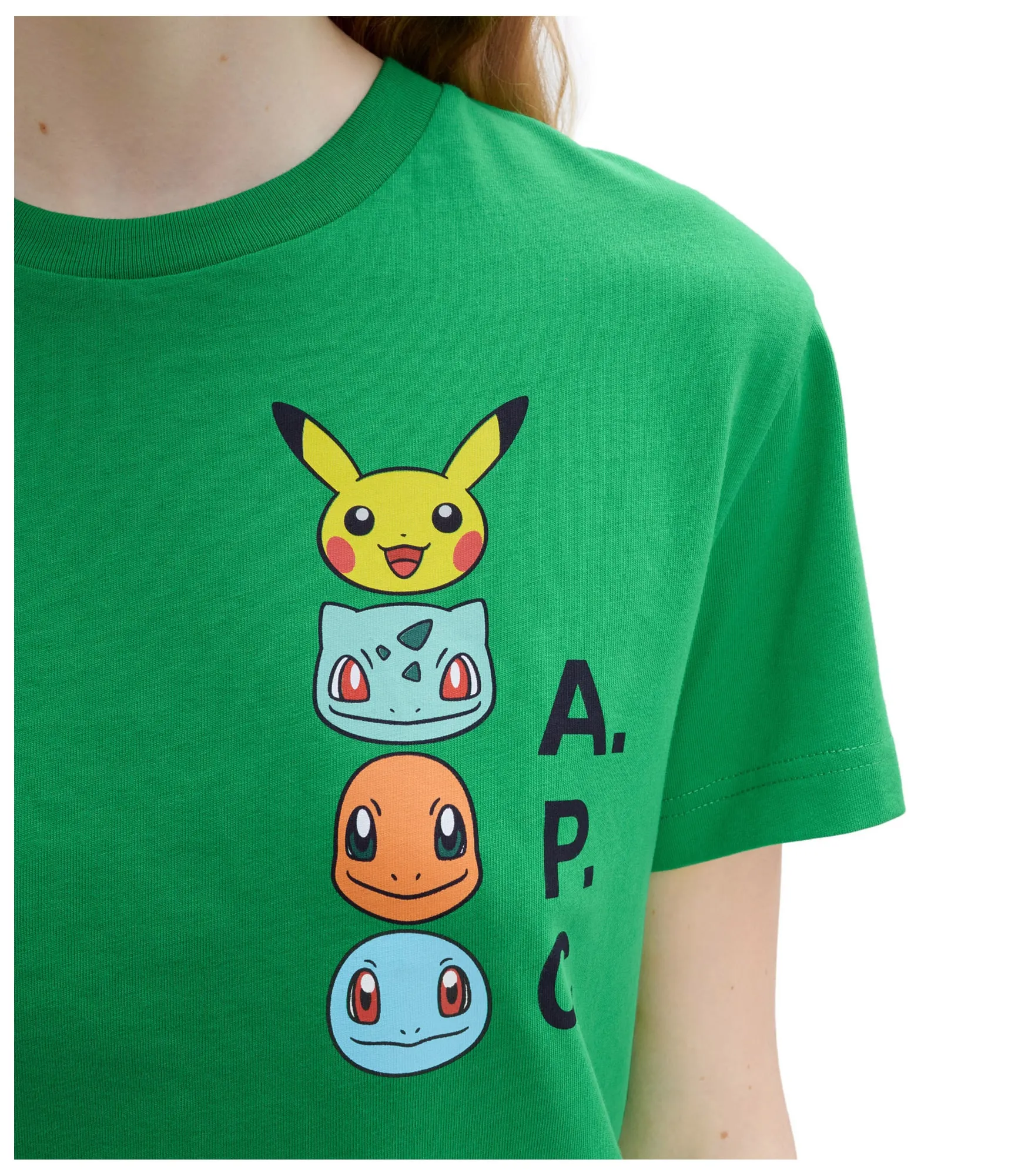 T-Shirt Pokémon The Portrait F Vert | A.P.C.