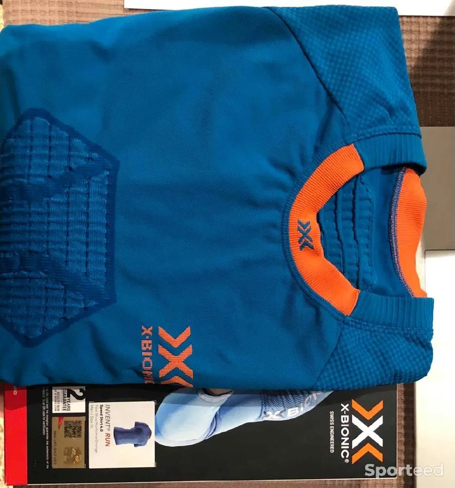 T-shirt X-bionic bleu XL d'occasion Ajouté le : 19/09/2021